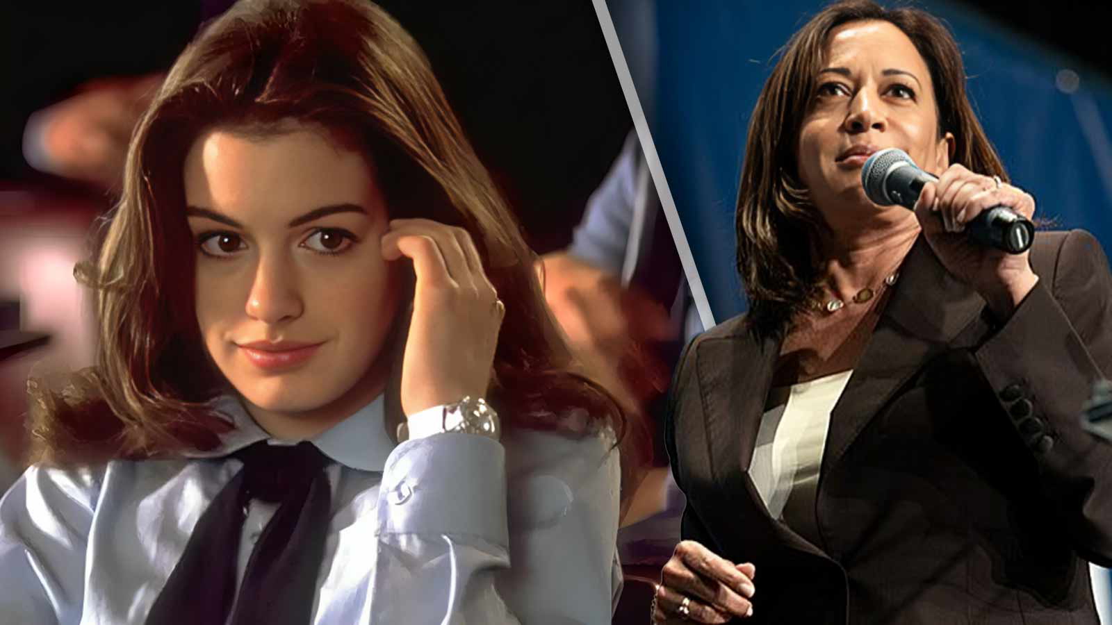 Anne Hathaway, Kamala Harris