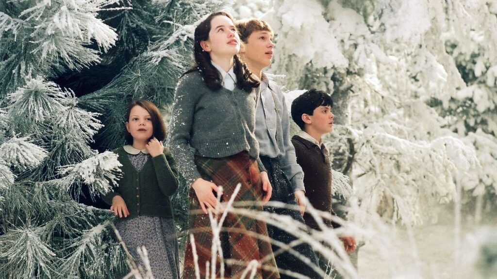 A still from The Chronicles of Narnia: The Lion, the Witch and the Wardrobe