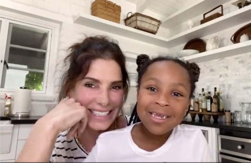 Sandra Bullock and Laila | Credits: Red Table Talk