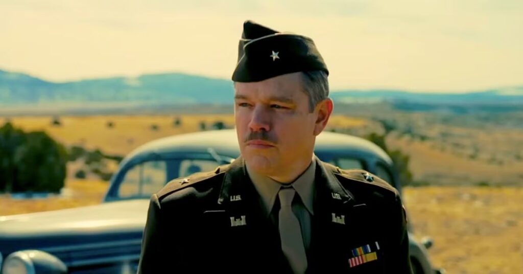 Matt Damon in Oppenheimer