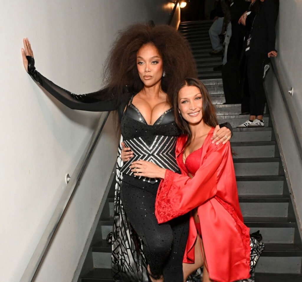 Tyra Banks and Bella Hadid 