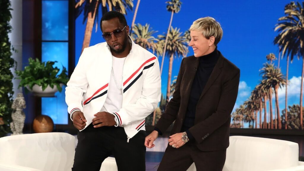 Diddy and Ellen DeGeneres 