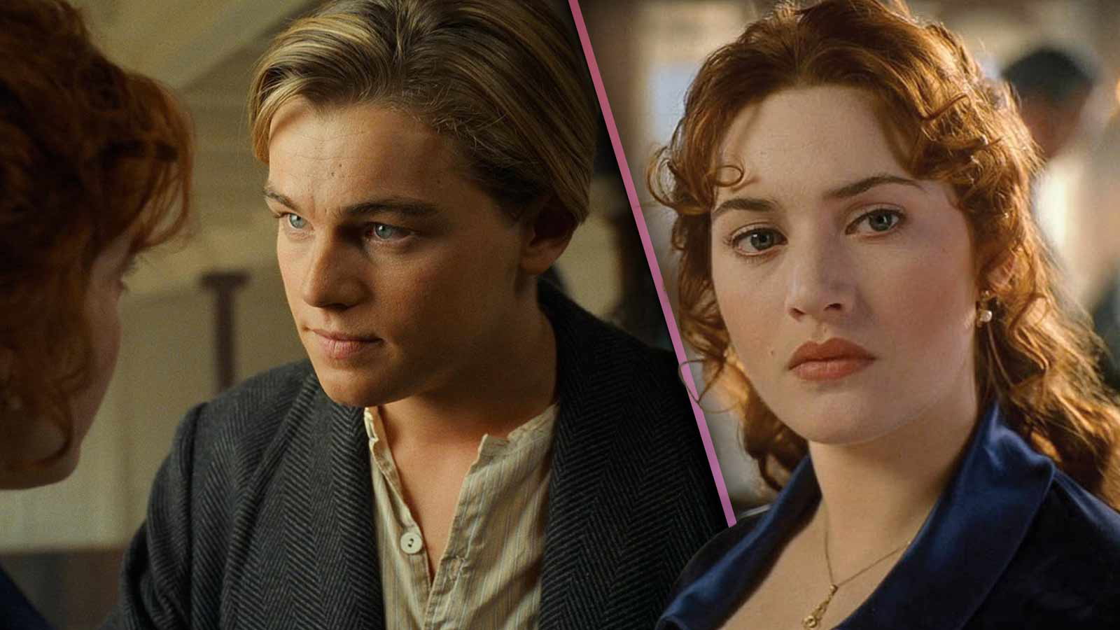 Kate Winslet Leonardo DiCaprio in Titanic