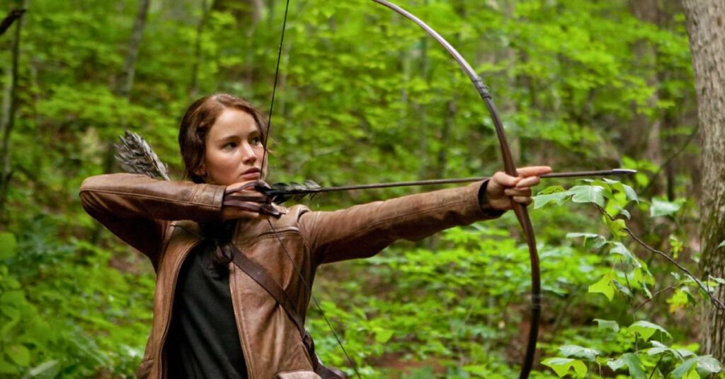 Jennifer Lawrence in The Hunger Games