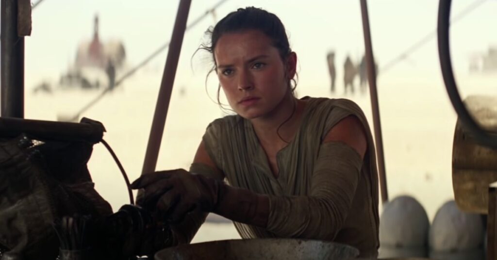 Daisy Ridley in Star Wars: The Force Awakens