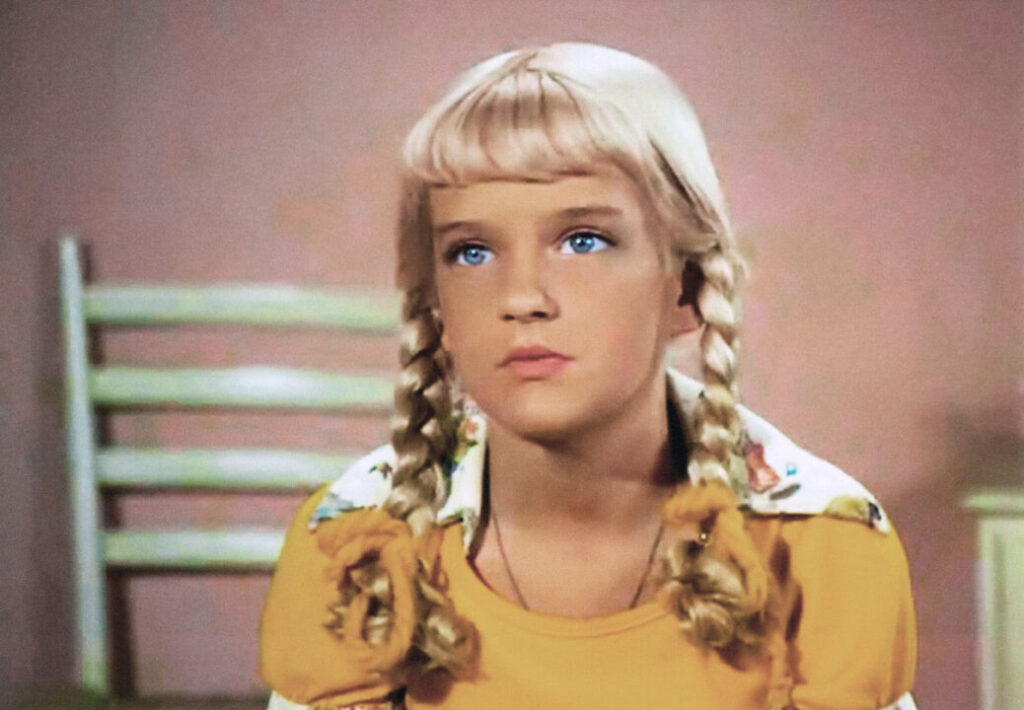 Susan Olsen as Cindy Brady in The Brady Bunch