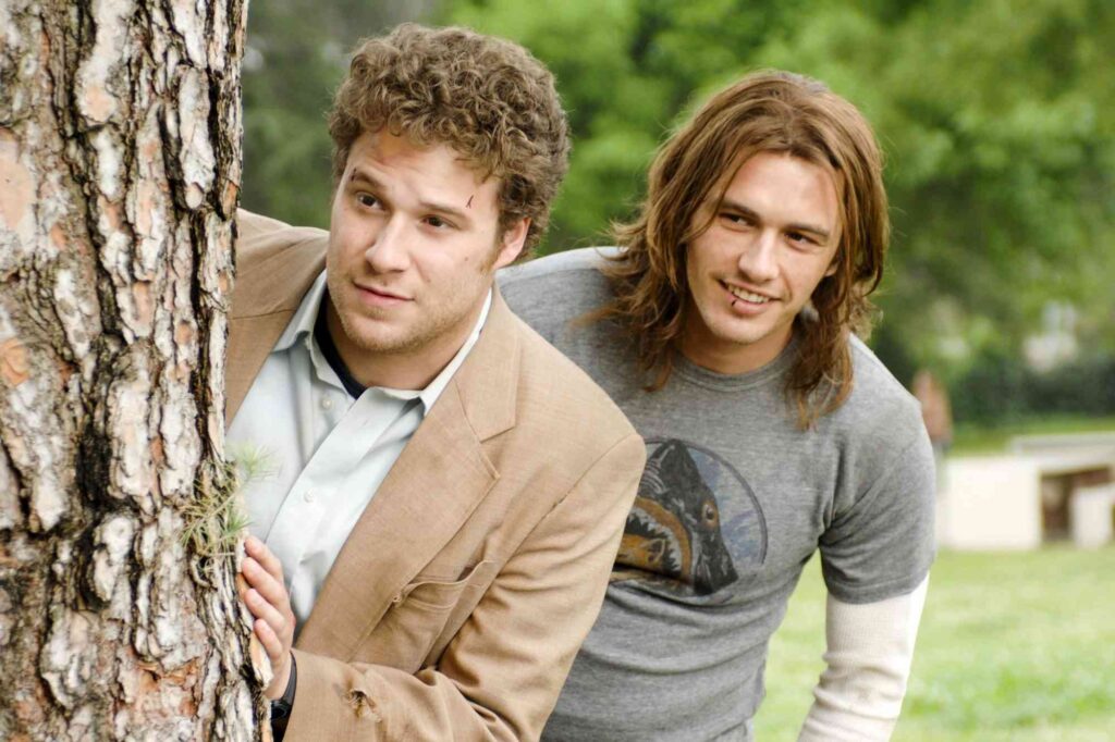 James Franco and Seth Rogen 