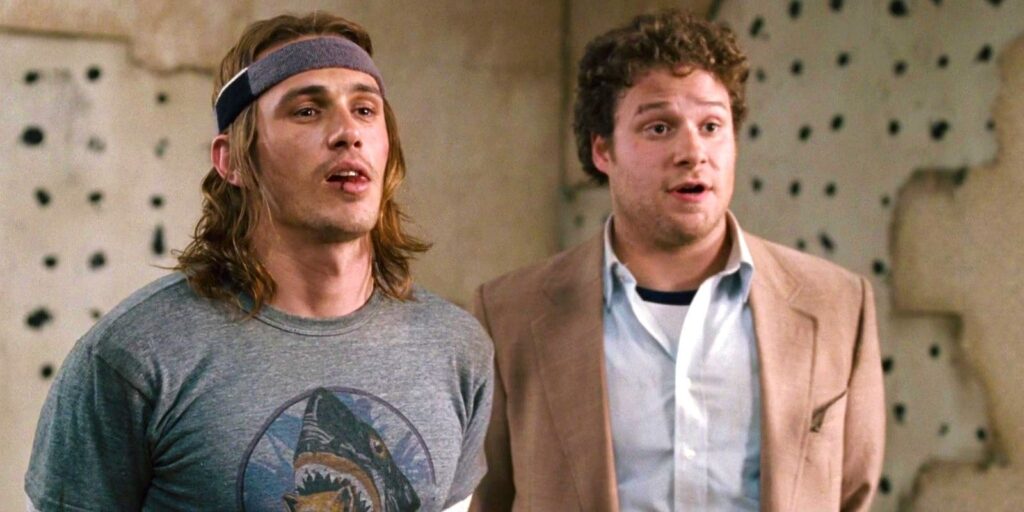 James Franco and Seth Rogen 