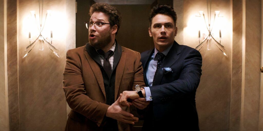 James Franco and Seth Rogen