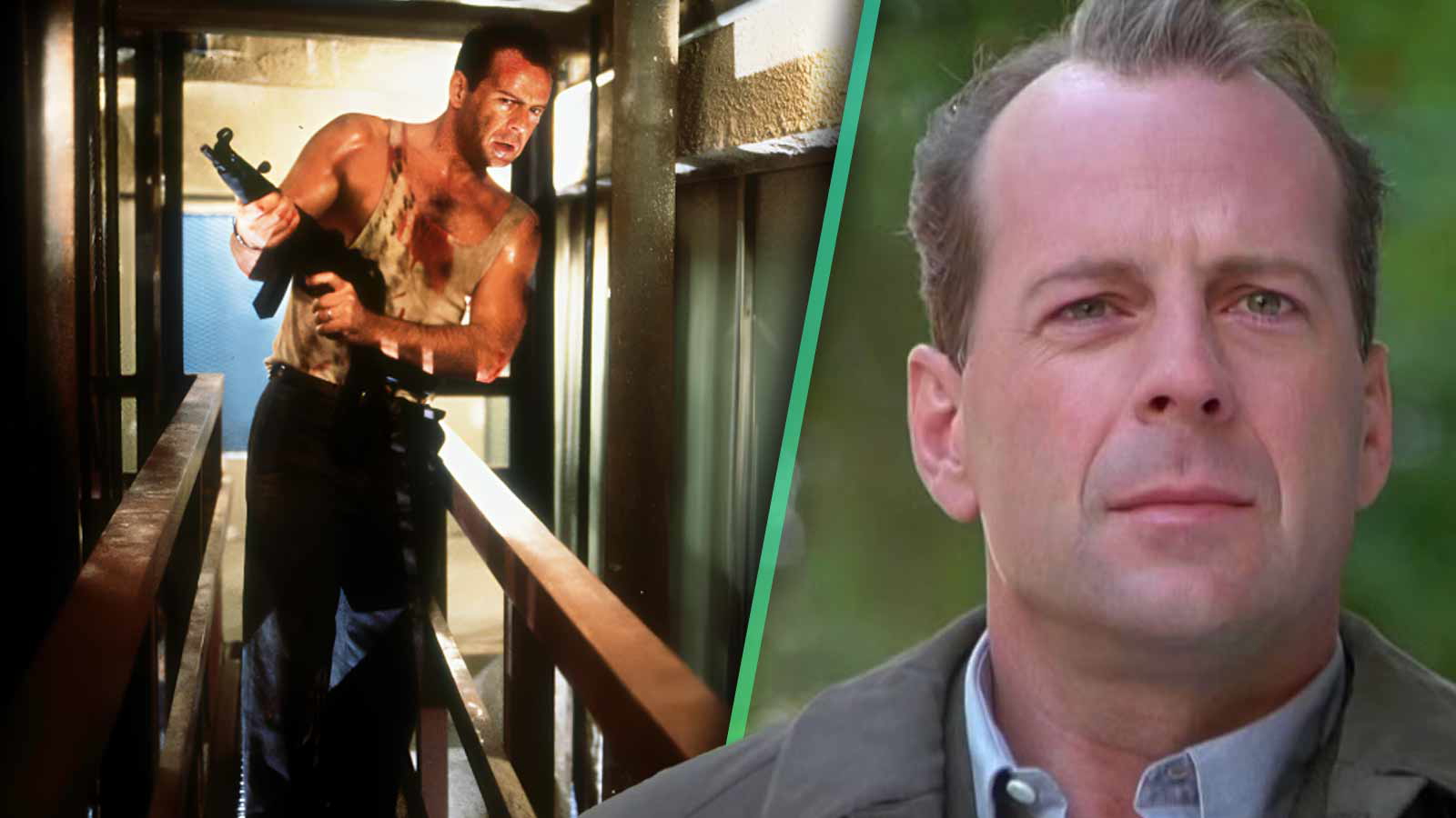 Bruce Willis in Die Hard, The Sixth Sense