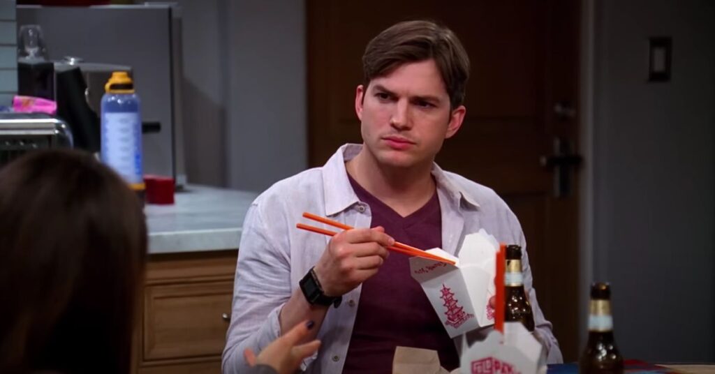 Ashton Kutcher in Two and a Half Men 