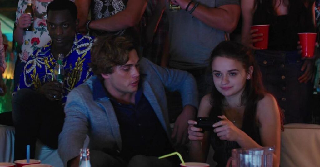 Jacob Elordi and Joey King in The Kissing Booth