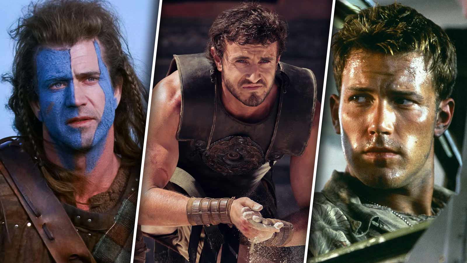 Gladiator 2, Braveheart, Pearl Harbor