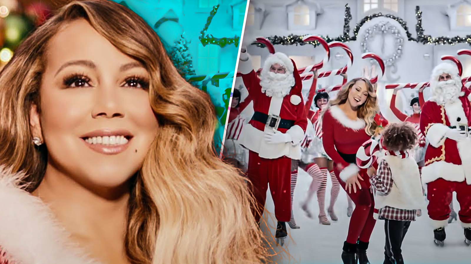 mariah carey in all i want for christmas is you