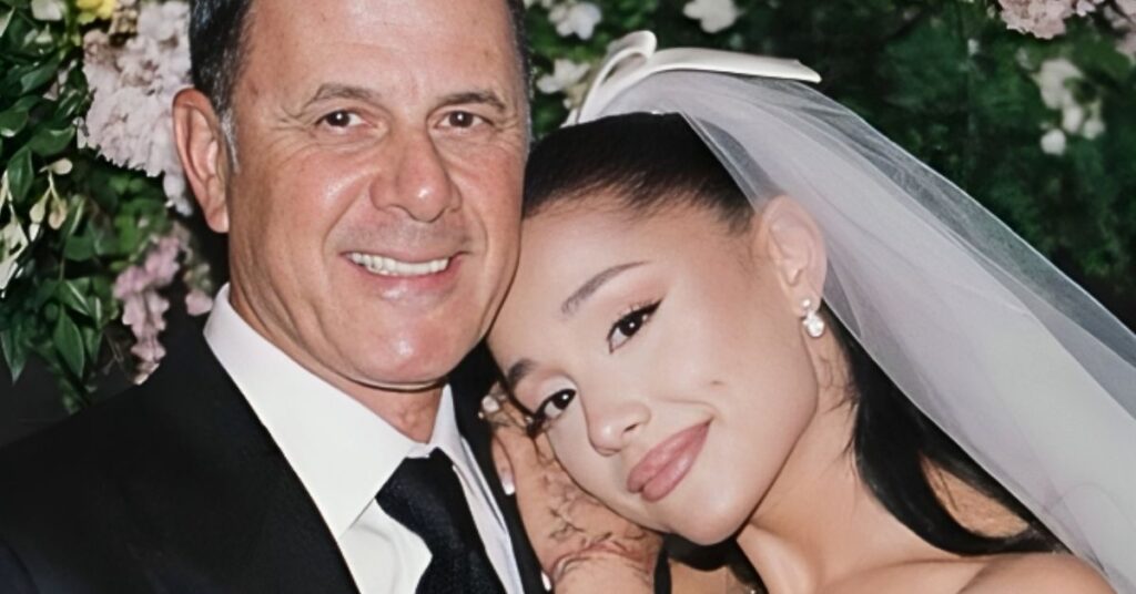 Ariana Grande with father Edward Butera