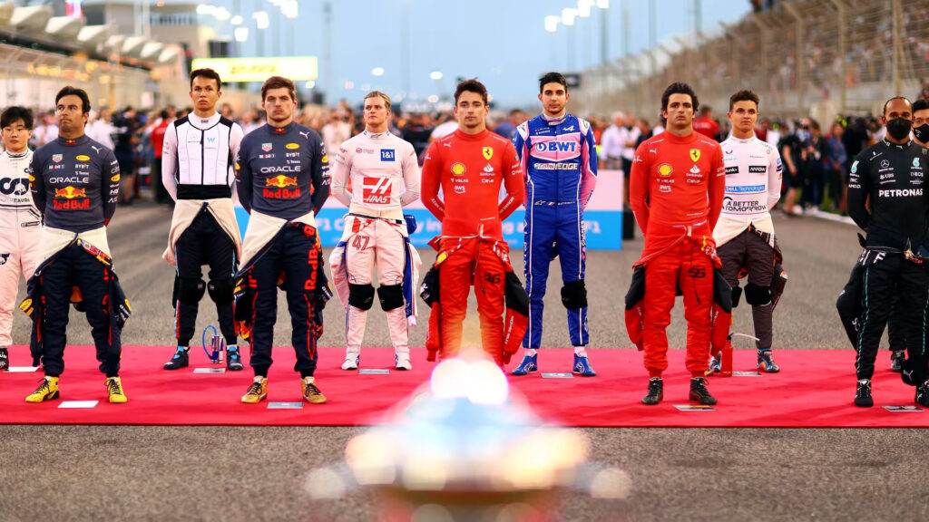 A still from Formula 1: Drive to Survive