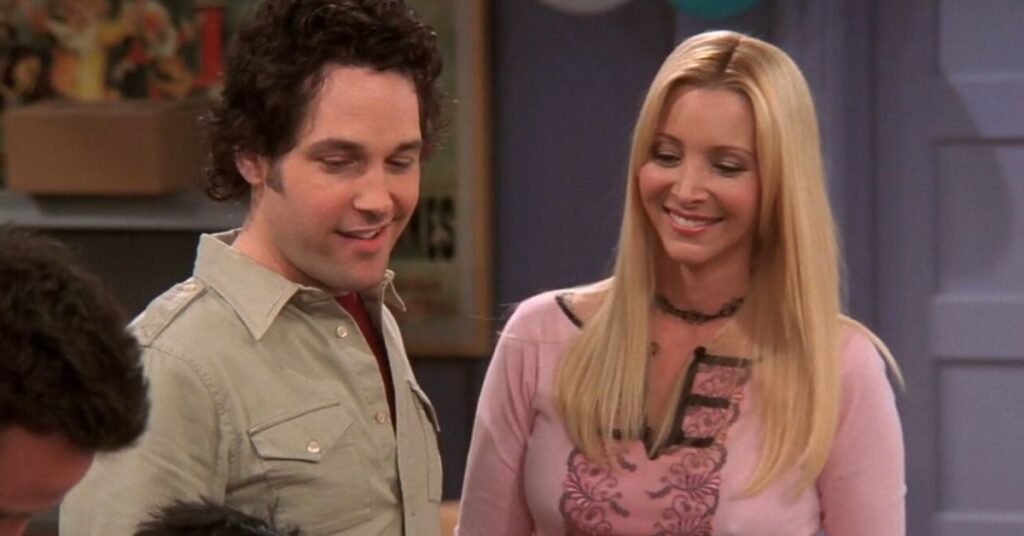 Paul Rudd and Lisa Kudrow in Friends