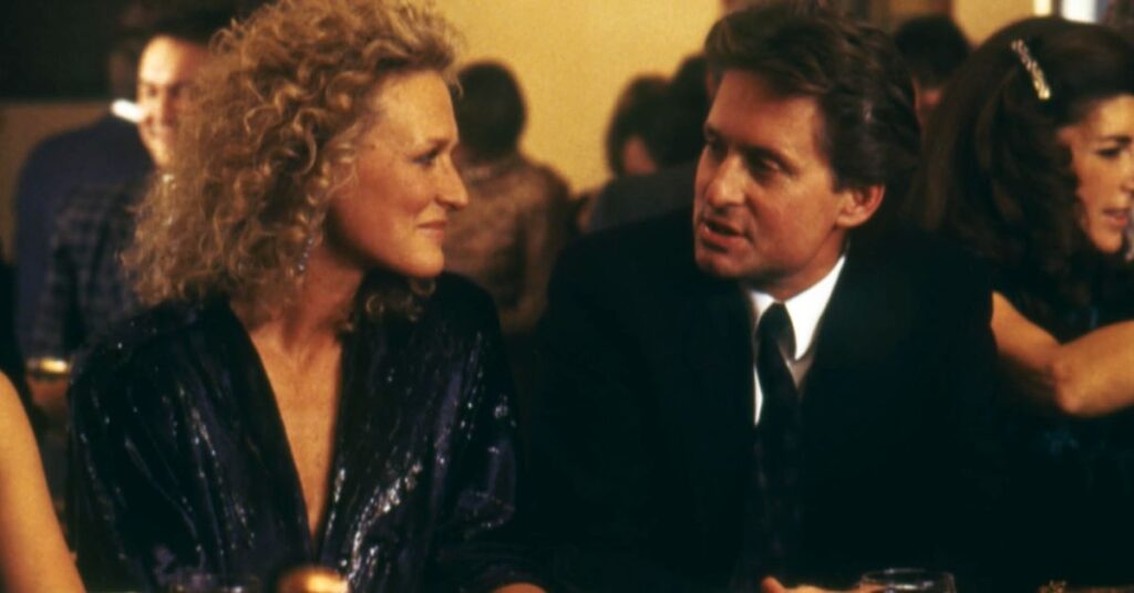 Glenn Close and Michael Douglas in Fatal Attraction