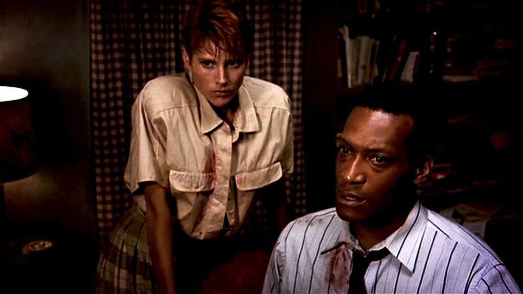 Patricia Tallman and Tony Todd in a still from Night of the Living Dead