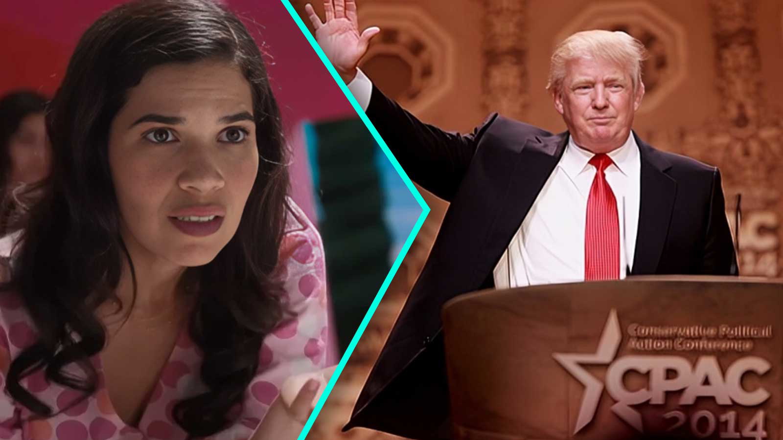 america ferrera-donald trump