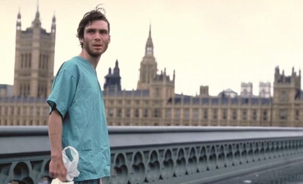 Cillian Murphy in a still from 28 Days Later