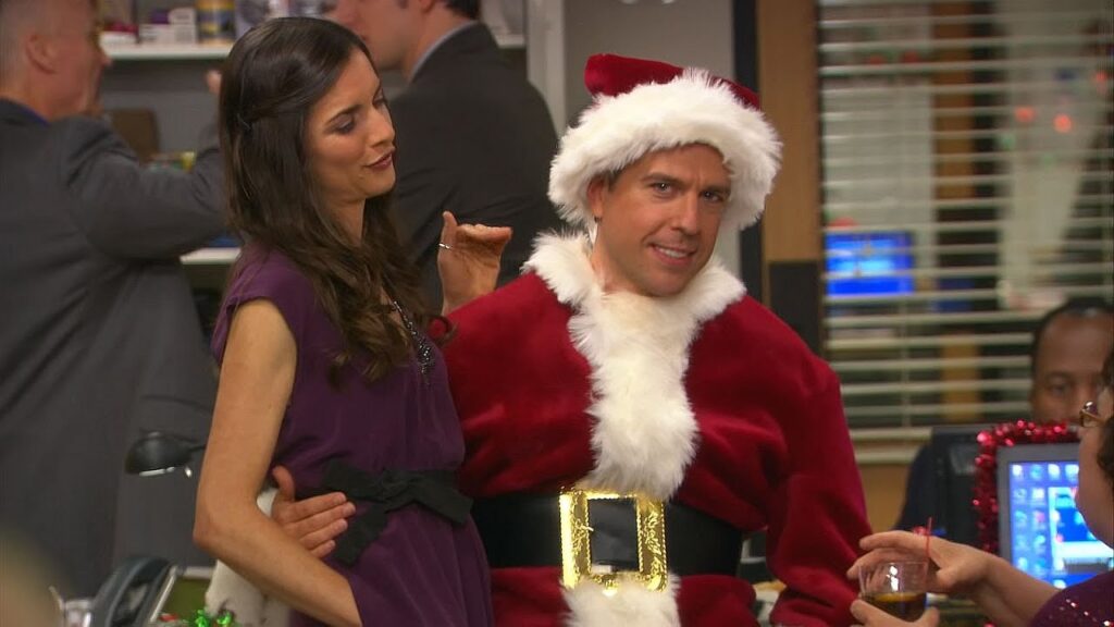 A still from Christmas Wishes in The Office