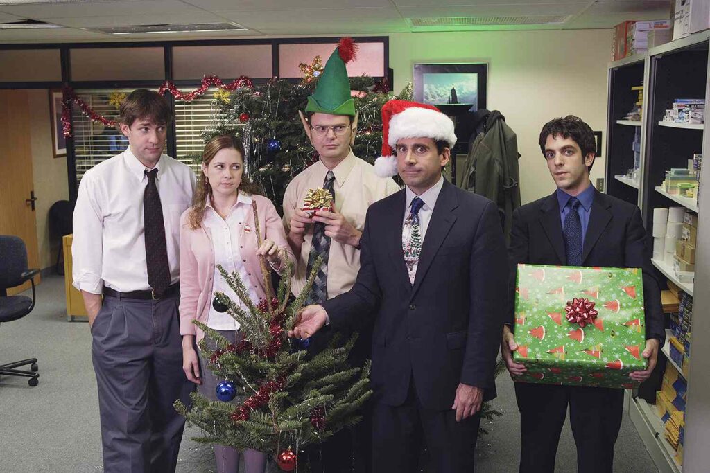 A still from Christmas Party in The Office | Source: NBC