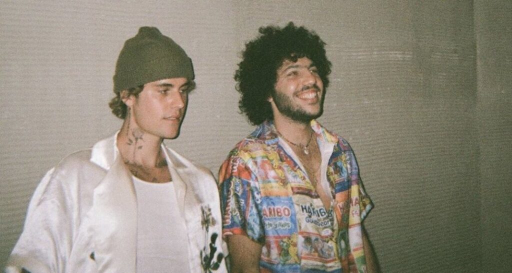 Justin Bieber and Benny Blanco