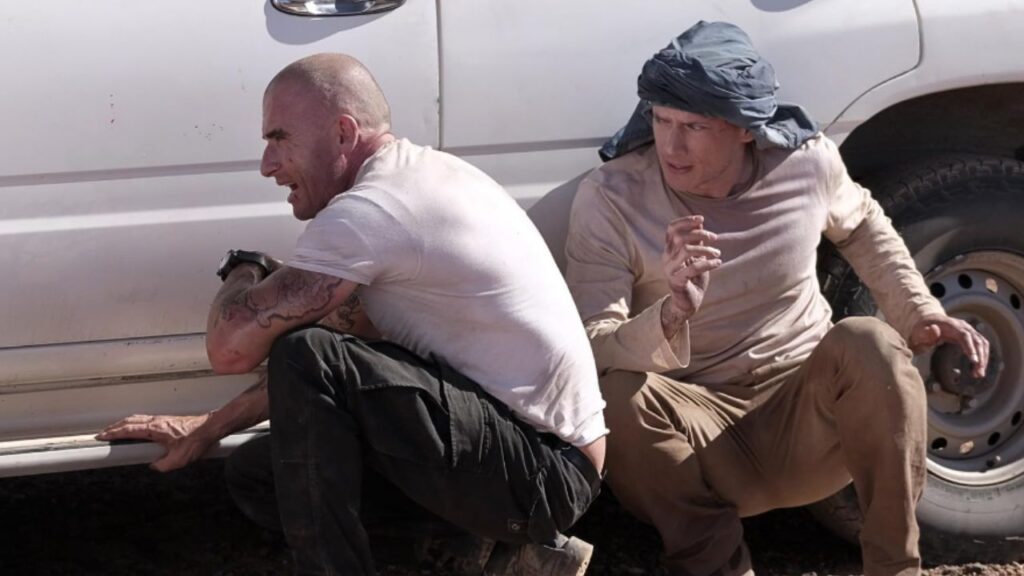 Wentworth Miller and Dominic Purcell in Prison Break