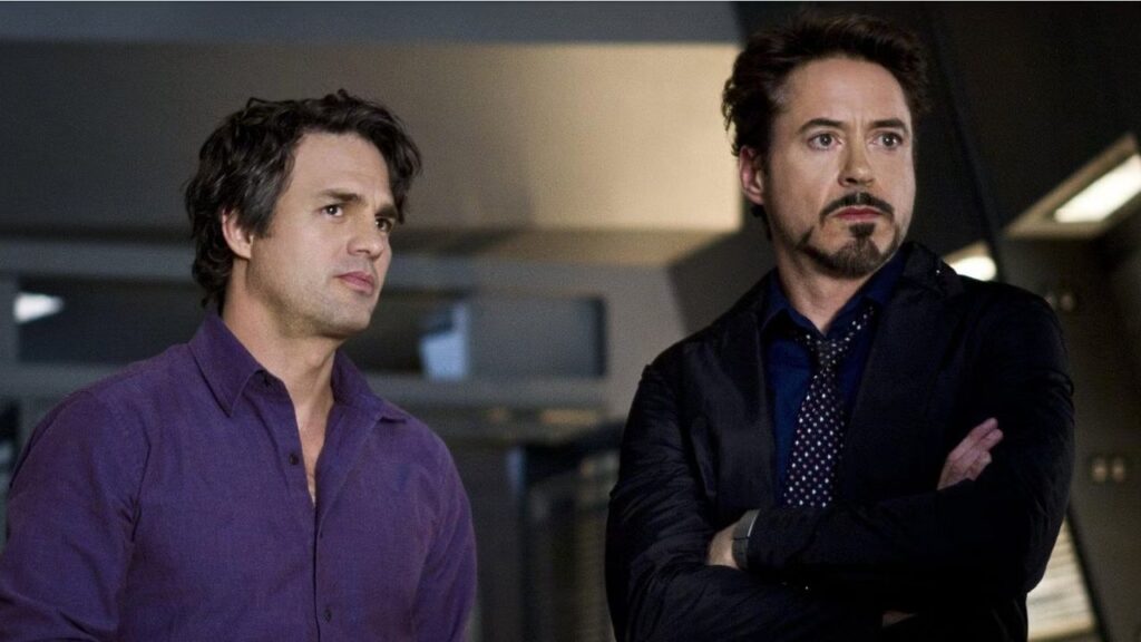 Mark Ruffalo and Robert Downey Jr. in The Avengers