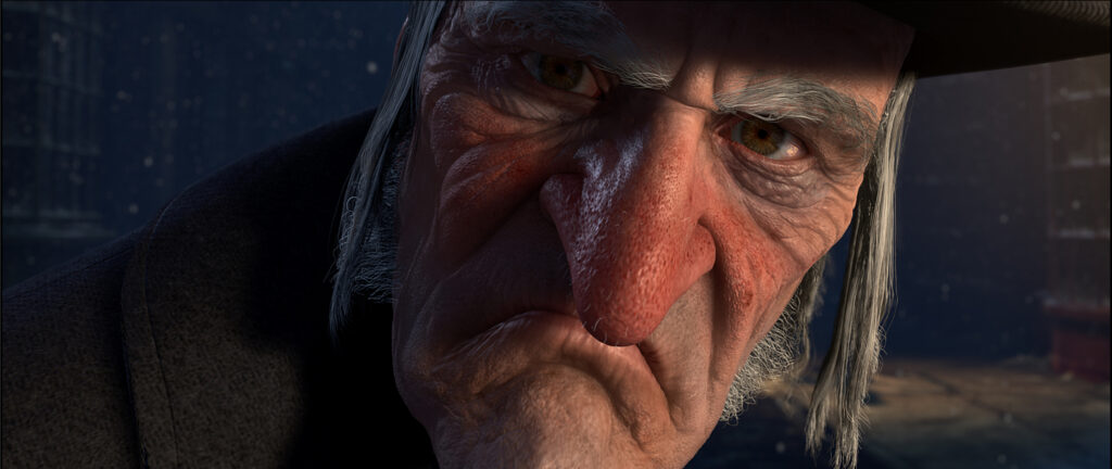 Ebenezer Scrooge in A Christmas Carol