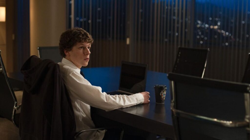 Jesse Eisenberg in The Social Network