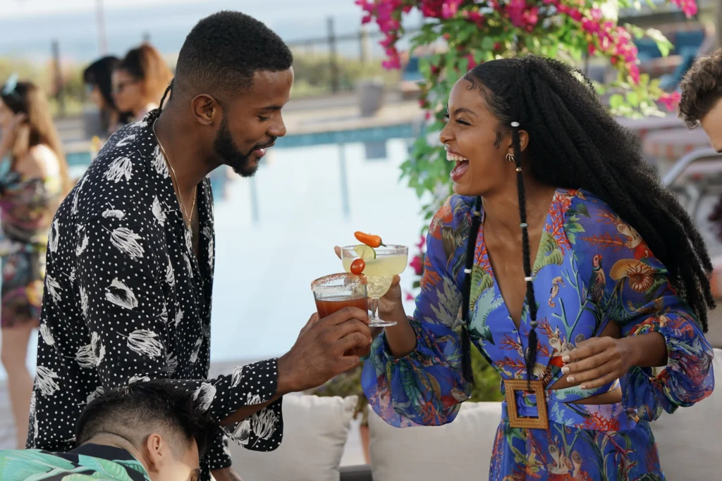 Trevor Jackson as Aaron Jackson and Yara Shahidi as Zoey Johnson Grown-ish