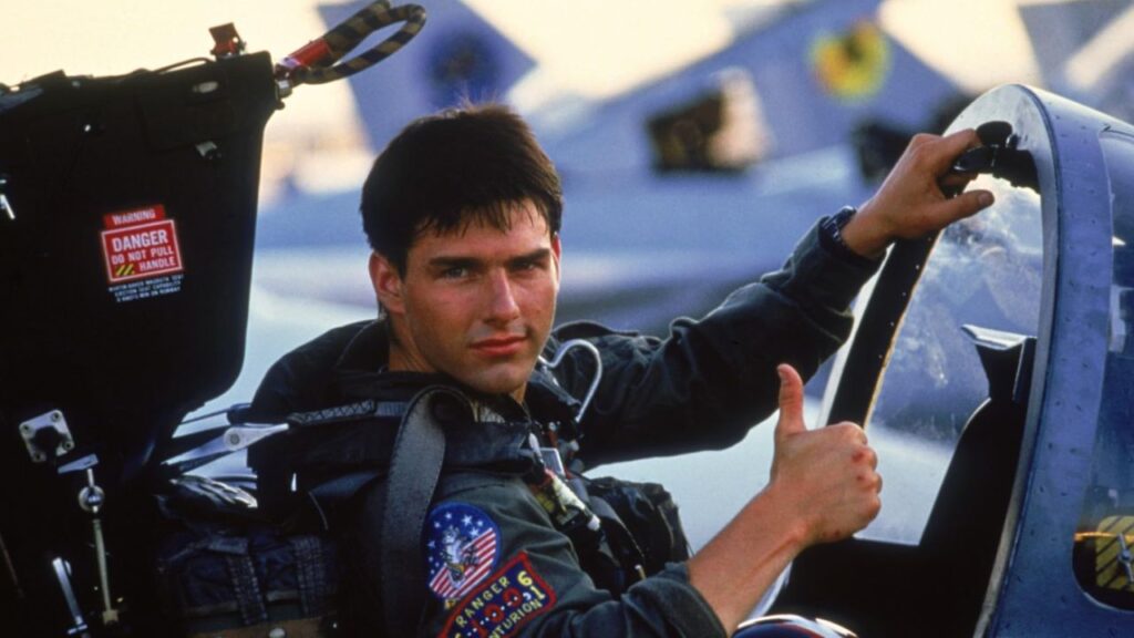 Tom Cruise in Top Gun