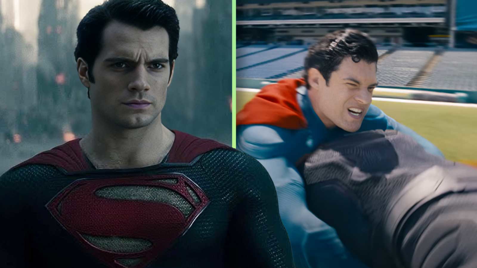 henry cavill-david corenswet-superman