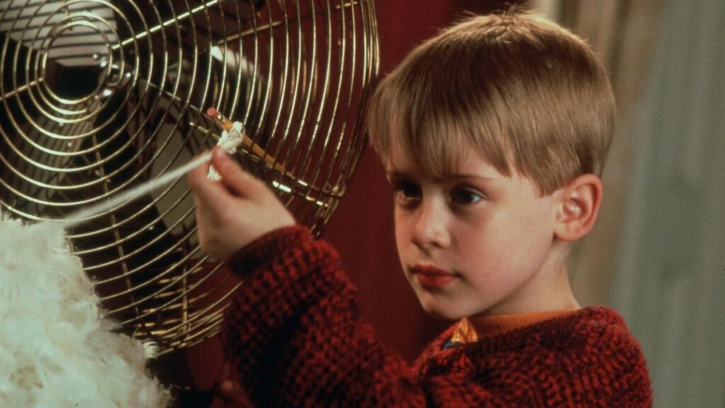 Macaulay Culkin as Kevin McCallister in Home Alone