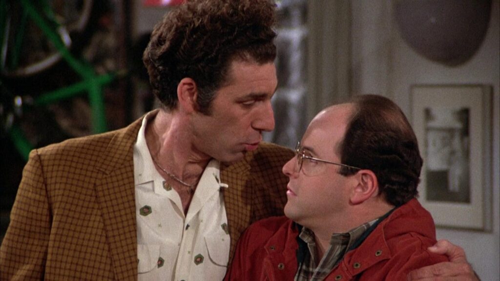 A still from The Red Dot, an episode from Seinfeld