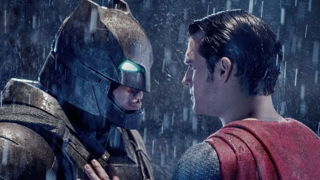 Ben Affleck and Henry Cavill in Batman v Superman: Dawn of Justice