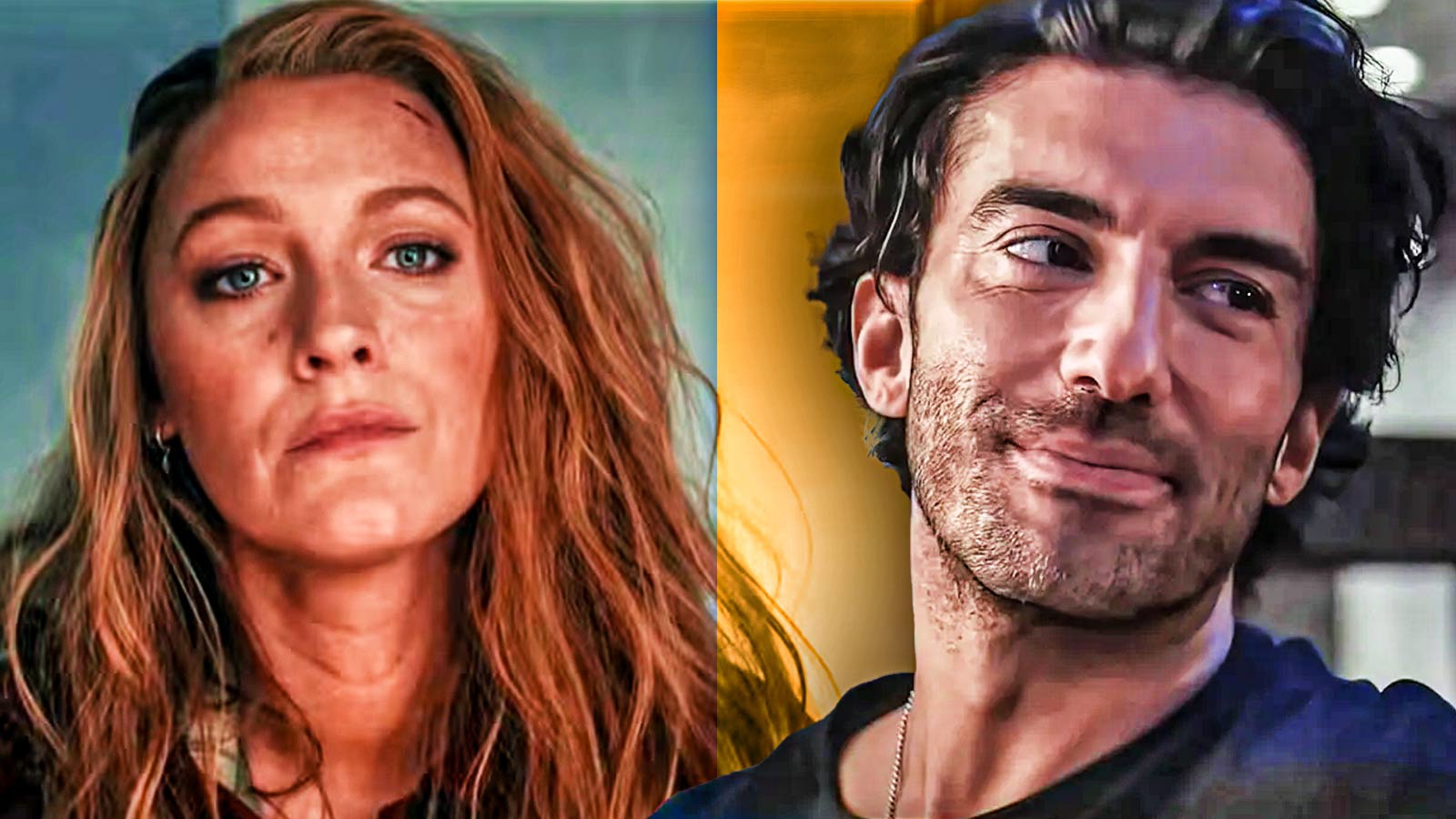 Justin Baldoni and Blake Lively in It Ends with Us