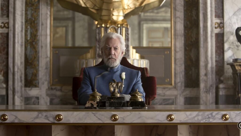 Donald Sutherland in The Hunger Games: Mockingjay - Part 1