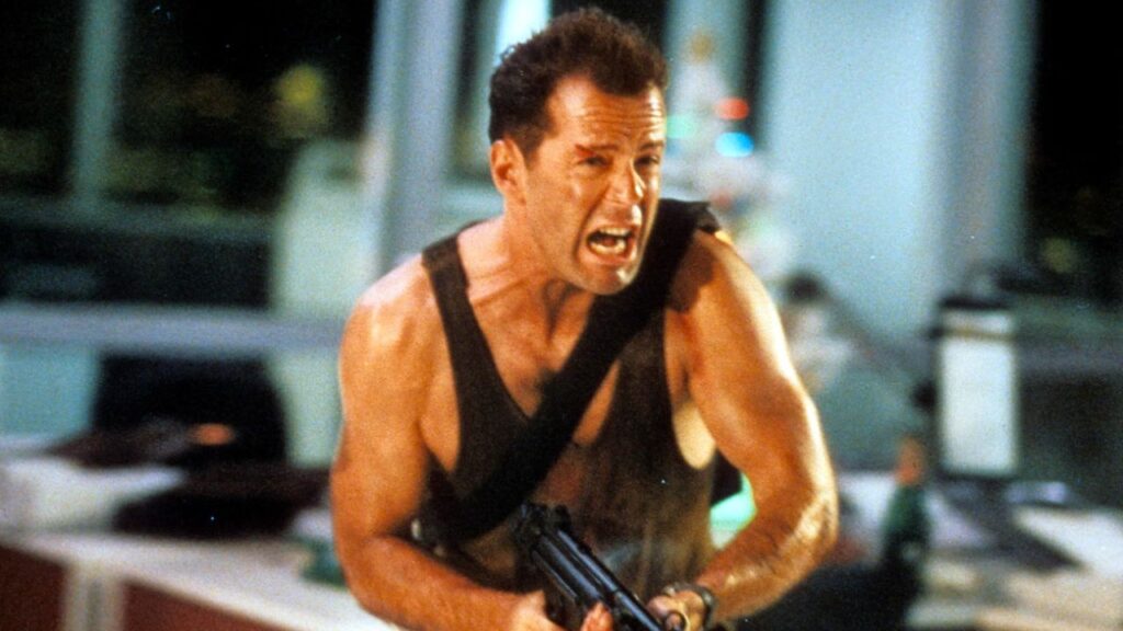 Bruce Willis in Die Hard