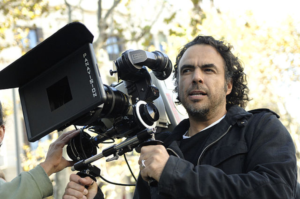 Mexican film director Alejandro Iñárritu in Barcelona, Spain during movie production