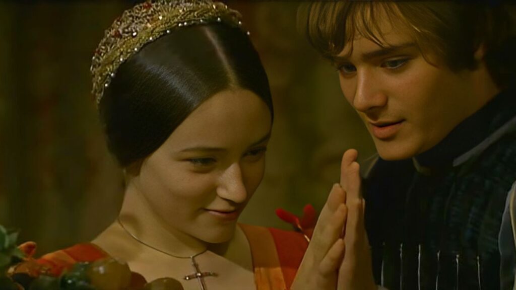 Olivia Hussey and Leonard Whiting in Romeo and Juliet