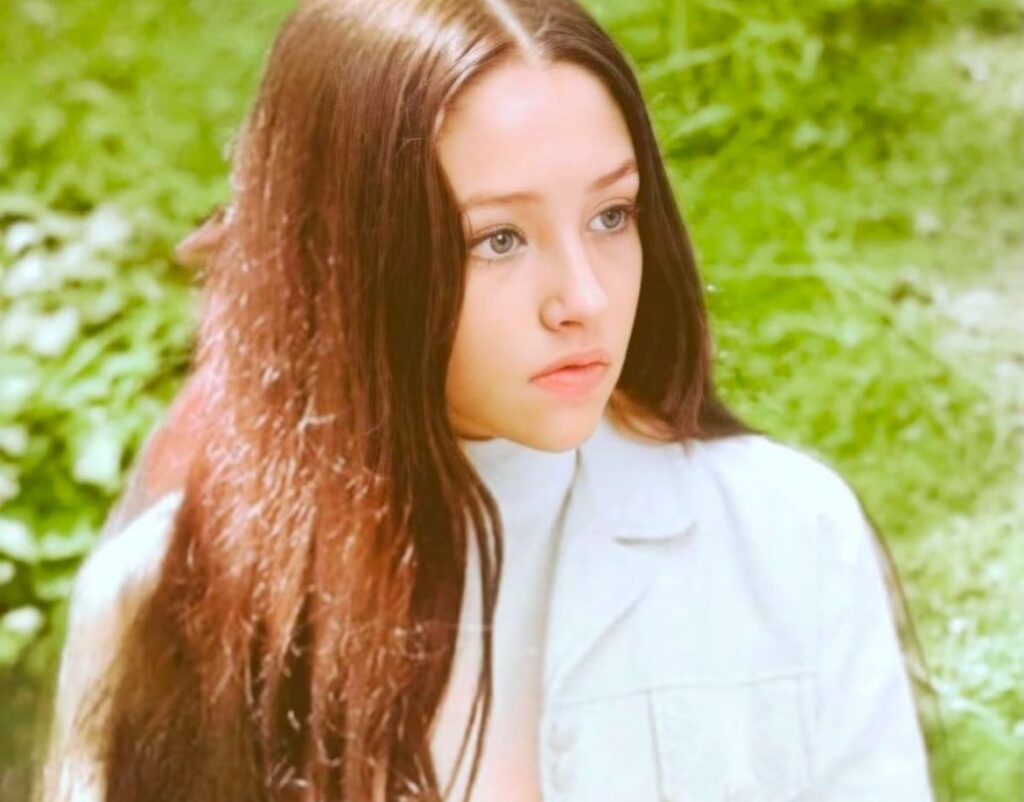 Young Olivia Hussey, a picture the actress shared on her Instagram