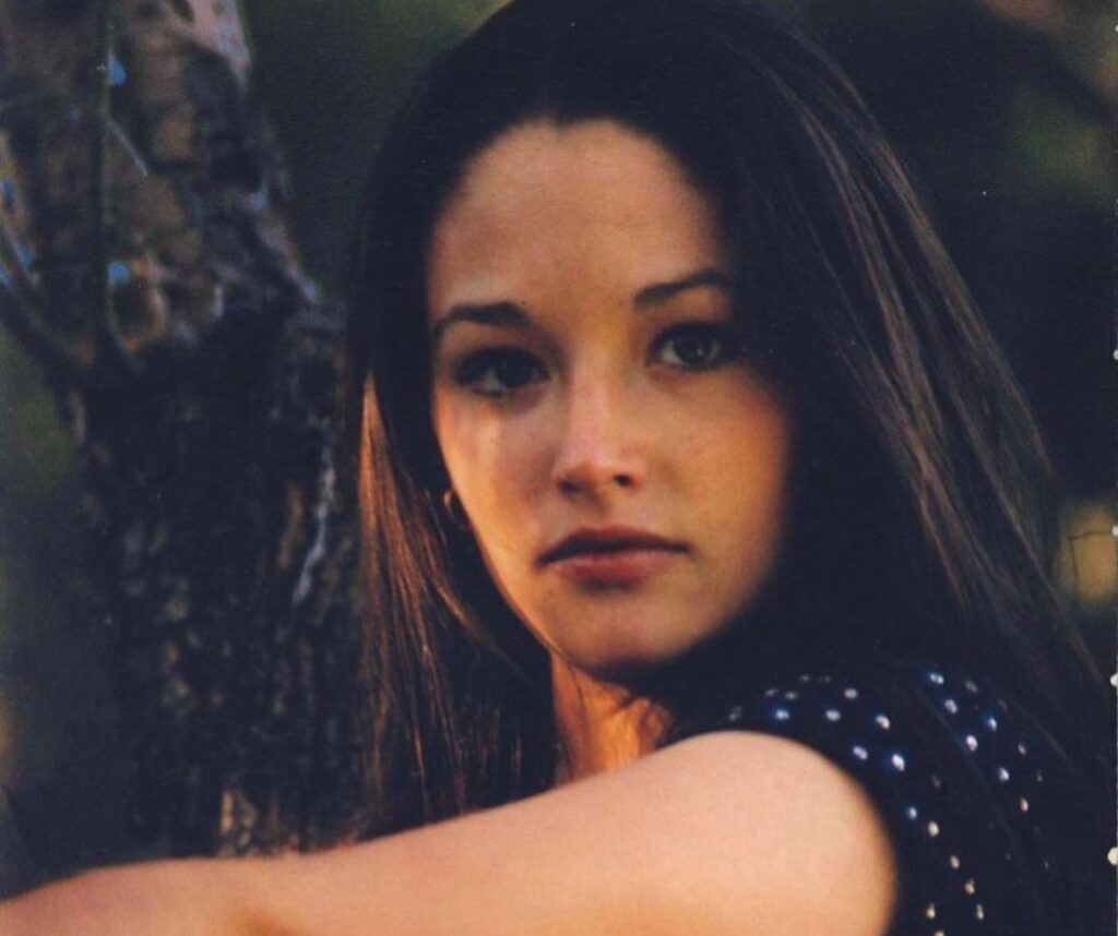 Young Olivia Hussey, a picture the actress shared on her Instagram