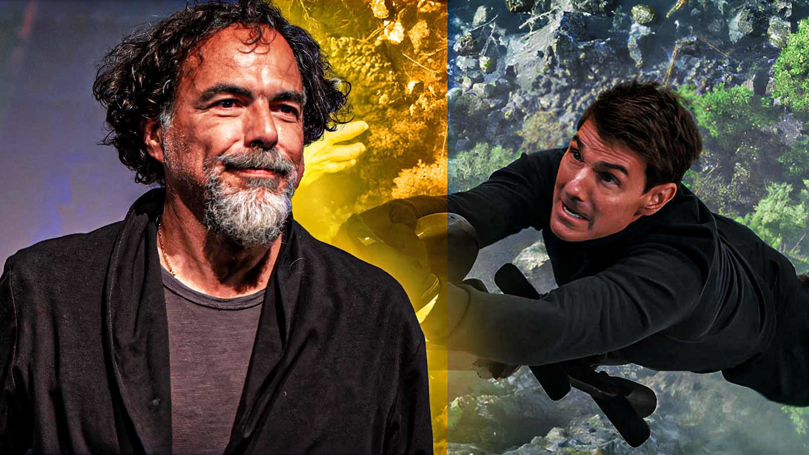 Alejandro G. Iñárritu and Tom Cruise