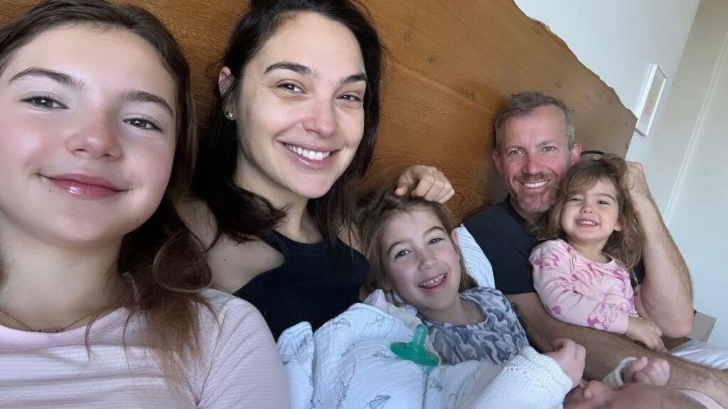 Gal Gadot with her family 