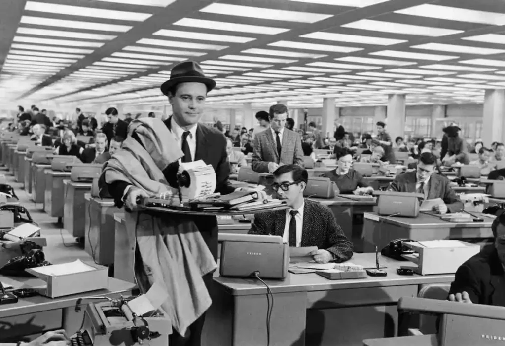 Jack Lemmon's C.C. 'Bud' Baxter in the Ordinary Policy Department