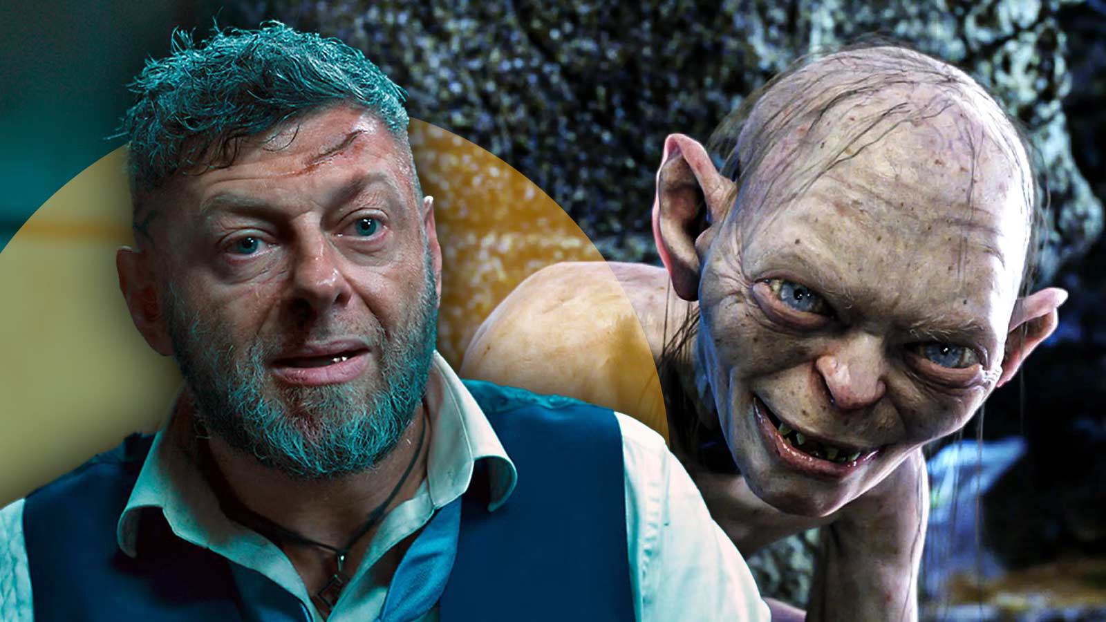 andy serkis as gollum in lord of the rings