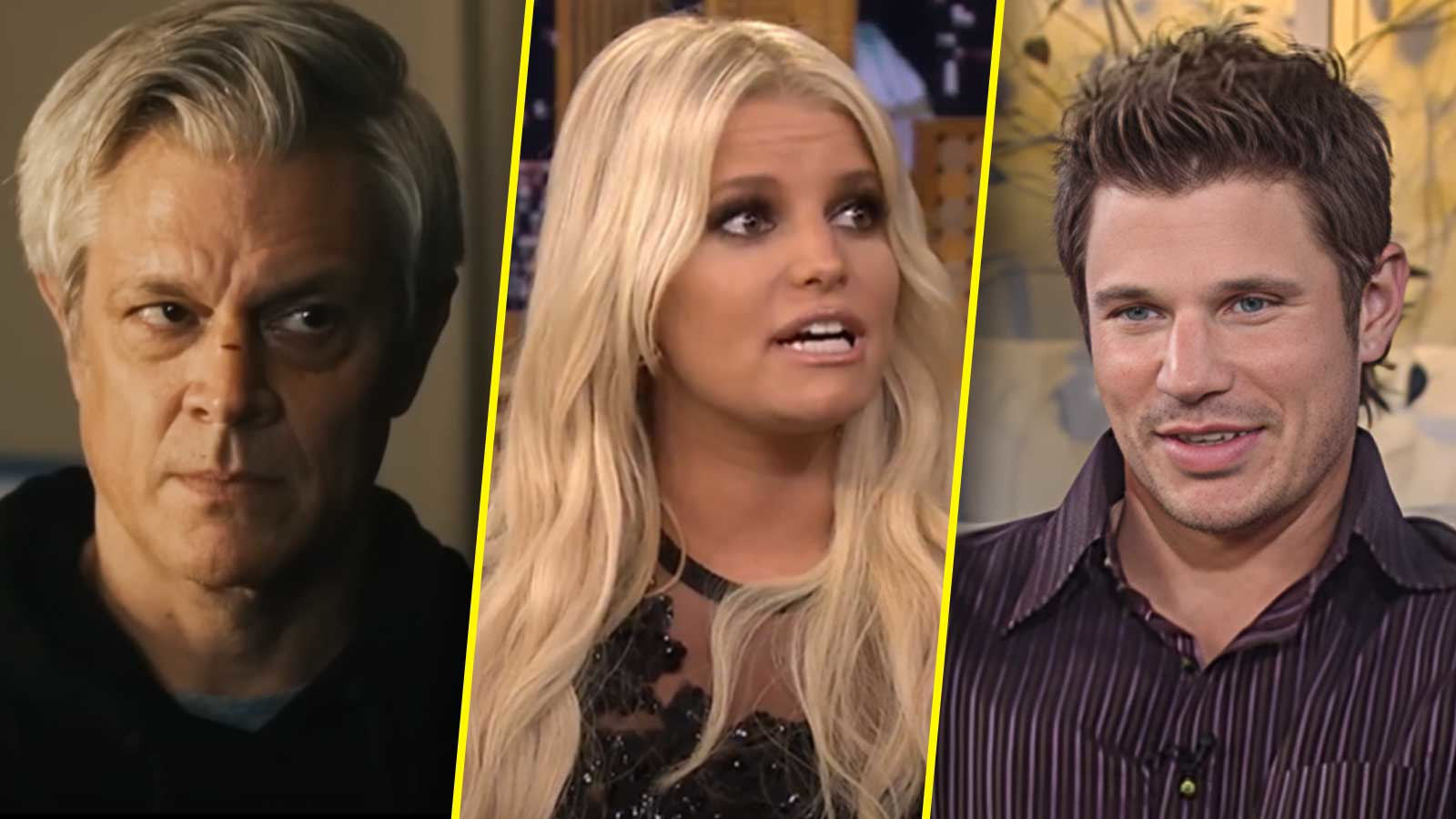 jessica simpson-johnny knoxville-nick lachey